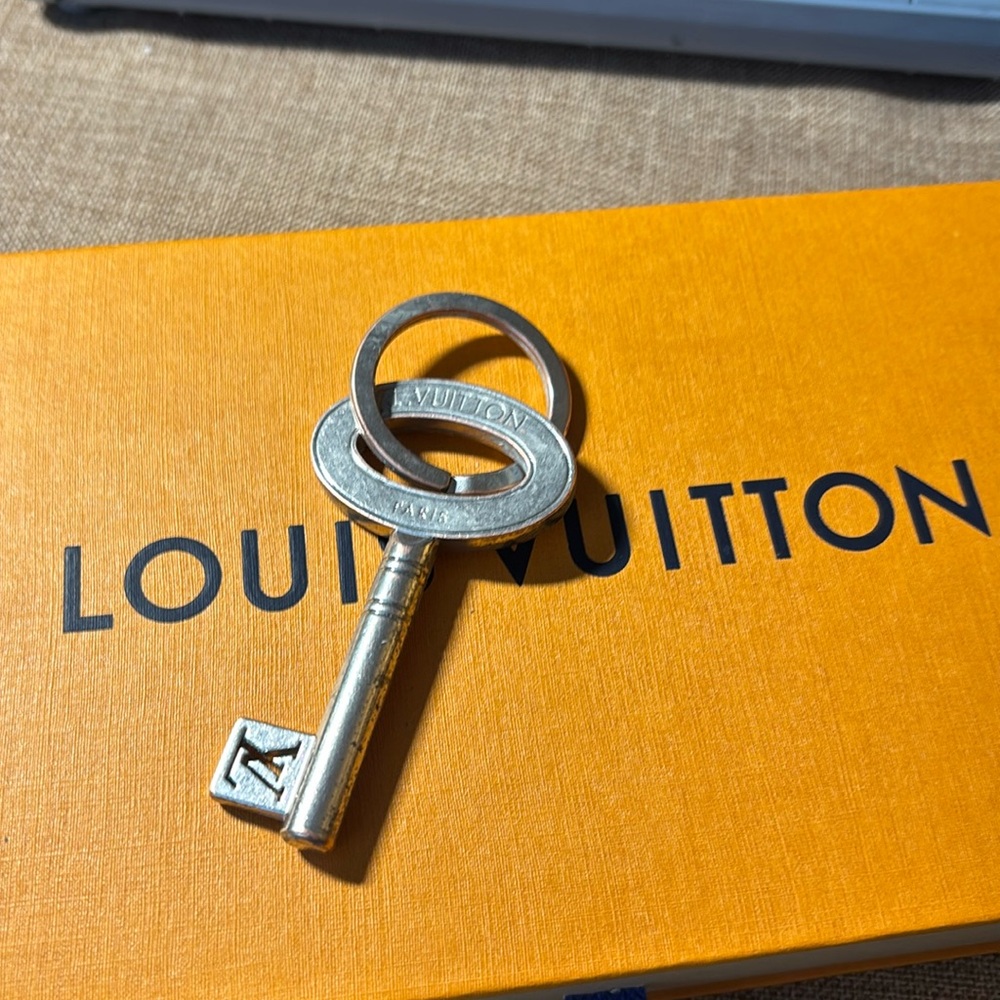 Louis Vuitton Silver Key Charm Keyring